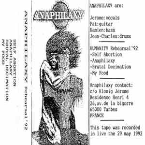 Anaphilaxy - Humanity Rehearsal '92 download mp3 flac