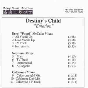 Destiny's Child - Emotion Remixes download free