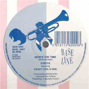 D/Note Featuring Krazy Cool D-Zine - Now's The Time download free D/Note Featuring Krazy Cool D-Zine - Now's The Time download mp3 flac