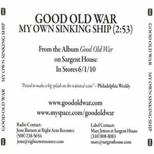Good Old War - My Own Sinking Ship download free Good Old War - My Own Sinking Ship download mp3 flac