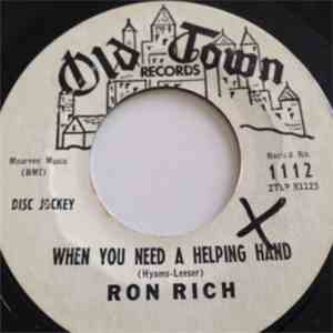 Ron Rich  - When You Need A Helping Hand download mp3 flac