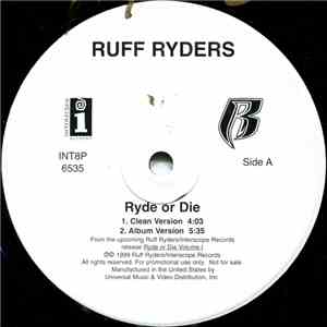 Ruff Ryders - Ryde Or Die download free