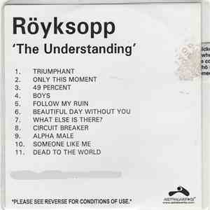 Röyksopp - The Understanding download free
