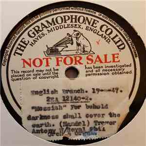 Sir Thomas Beecham, The Royal Philharmonic Orchestra, William Trevor Anthony - English Branch, Handel's Messiah download free Sir Thomas Beecham, The Royal Philharmonic Orchestra, William Trevor Anthony - English Branch, Handel's Messiah download mp3 flac