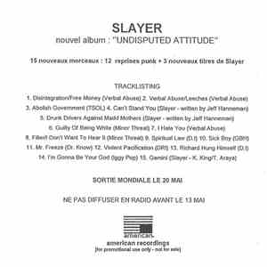 Slayer - Undisputed Attitude download free Slayer - Undisputed Attitude download mp3 flac