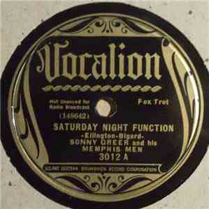 Sonny Greer & His Memphis Men - Saturday Night Function / Beggars Blues download free