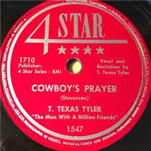 T. Texas Tyler - Cowboy's Prayer / Rag Monkey Song download free
