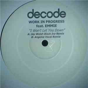 Work In Progress Feat Emmie - I Won't Let You Down download mp3 flac