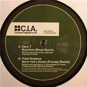 Zero T / Total Science - Busytime (Break Remix) / Never Had A Dream (Furney Remix) download free Zero T / Total Science - Busytime (Break Remix) / Never Had A Dream (Furney Remix) download mp3 flac